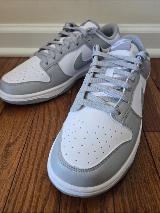 Nike Dunk Low White Light Smoke Grey Men\'s Size US 8 New main image 7